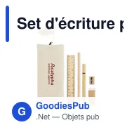 Set d'écriture personnalisable avec logo - JUCOSET - Miniature 4