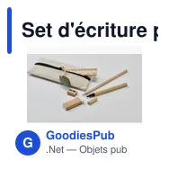 Set d'écriture personnalisable avec logo - JUCOSET - Miniature 5