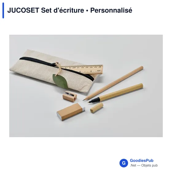 Set d'écriture personnalisable avec logo - JUCOSET - Image 5