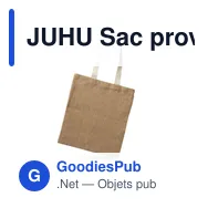 JUHU Sac provisions en jute - Miniature 2