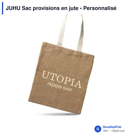 JUHU Sac provisions en jute - Image 3