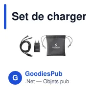 Set de chargement personnalisable Juice RCS avec logo - Miniature 1