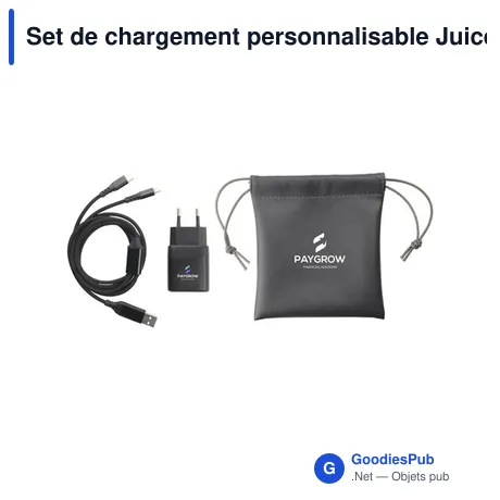 Set de chargement personnalisable Juice RCS avec logo