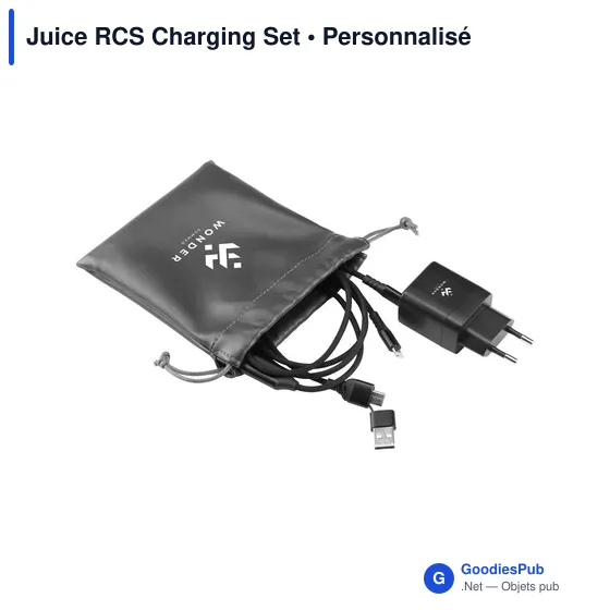 Set de chargement personnalisable Juice RCS avec logo - Image 2