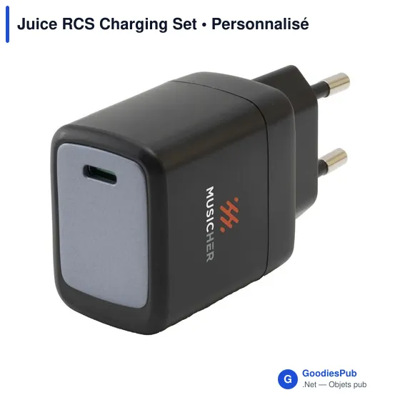 Set de chargement personnalisable Juice RCS avec logo - Image 5