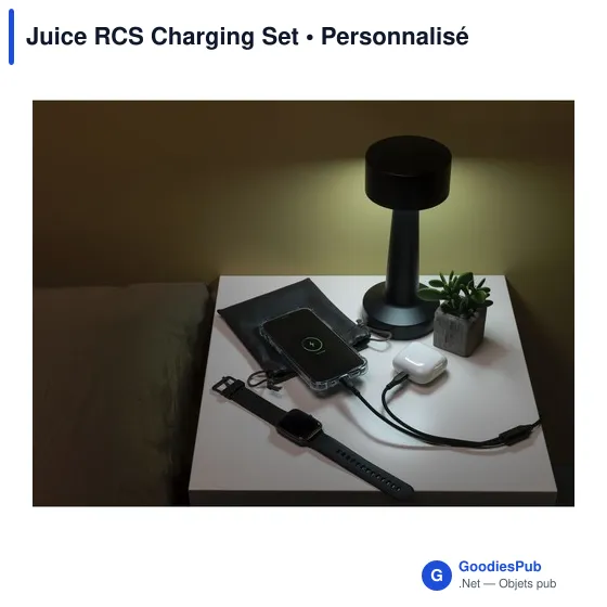 Set de chargement personnalisable Juice RCS avec logo - Image 8