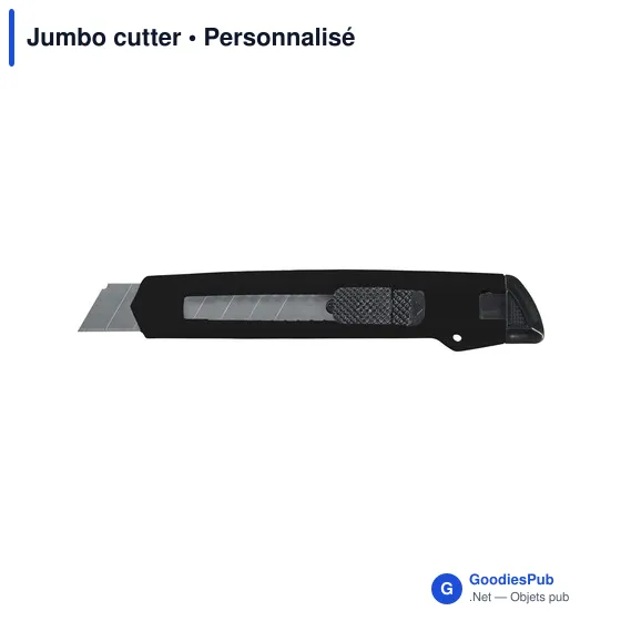 Cutter personnalisable Jumbo avec logo - Fournitures de bureau - Image 9
