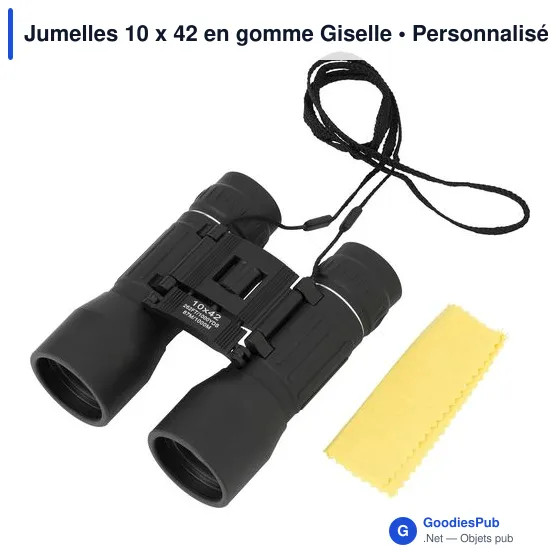 Jumelles personnalisables 10 x 42 avec logo - Giselle - Image 2