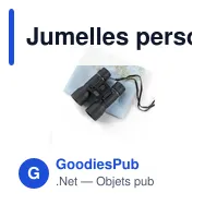 Jumelles personnalisables 10 x 42 avec logo - Giselle - Miniature 3