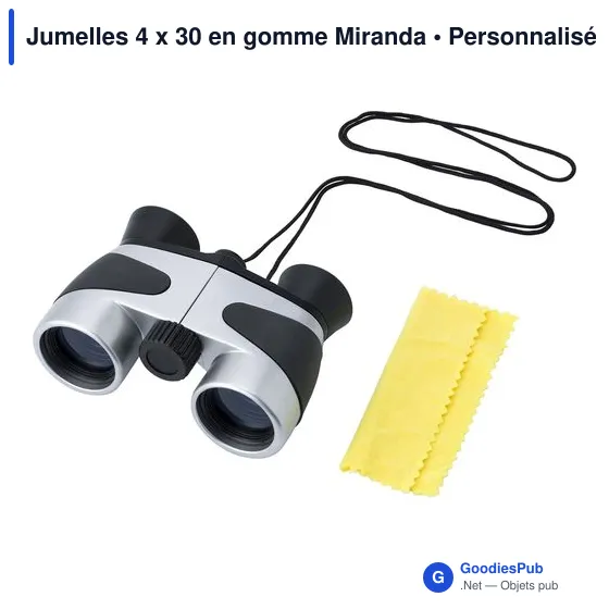 Jumelles personnalisables 4 x 30 avec logo - Miranda - Image 2