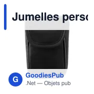 Jumelles personnalisables 8 x 21 avec logo - Tobey - Miniature 1