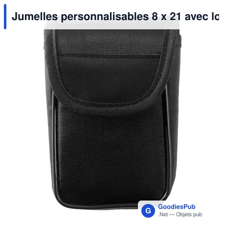 Jumelles personnalisables 8 x 21 avec logo - Tobey
