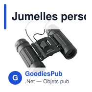 Jumelles personnalisables 8 x 21 avec logo - Tobey - Miniature 2