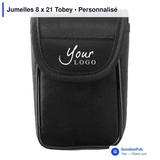 Jumelles personnalisables 8 x 21 avec logo - Tobey - Image 4