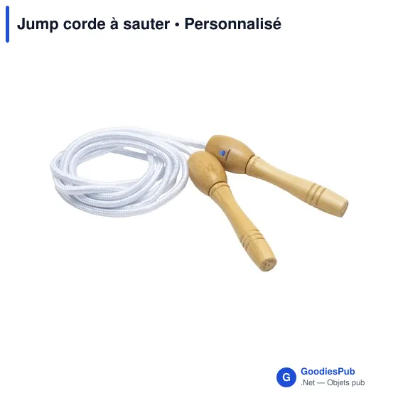 Corde à sauter personnalisable avec logo - Jump - Image 2