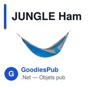 JUNGLE Hamac léger et pliable - Miniature 1