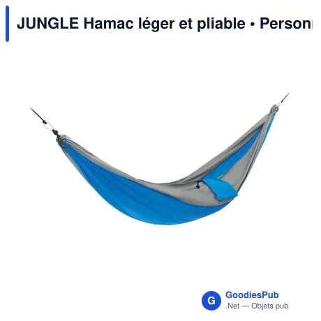 JUNGLE Hamac léger et pliable