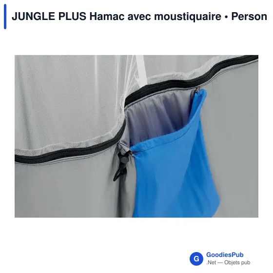 Hamac personnalisable avec moustiquaire pour logo d'entreprise - Image 5