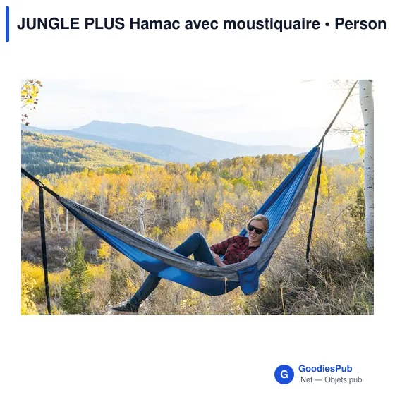 Hamac personnalisable avec moustiquaire pour logo d'entreprise - Image 7