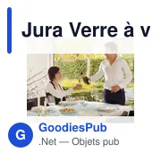 Verre à vin personnalisable Jura 370 ml avec logo - Miniature 2