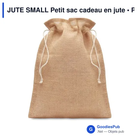 JUTE SMALL Petit sac cadeau en jute