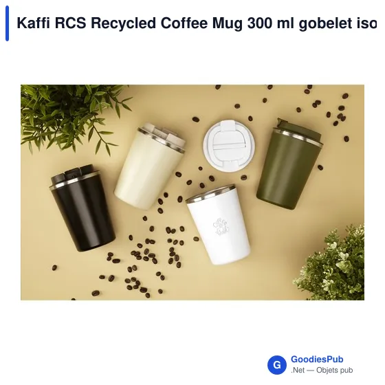 Mug isotherme personnalisable en acier inoxydable recyclé avec logo - Image 12