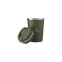 Variante vert - Mug isotherme personnalisable en acier inoxydable recyclé avec logo