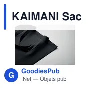 KAIMANI Sac shopping en RPET non tissé - Miniature 3