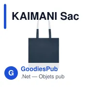 KAIMANI Sac shopping en RPET non tissé - Miniature 5