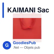 KAIMANI Sac shopping en RPET non tissé - Miniature 7
