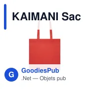 KAIMANI Sac shopping en RPET non tissé - Miniature 8