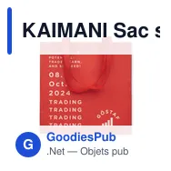 KAIMANI Sac shopping en RPET non tissé - Miniature 9