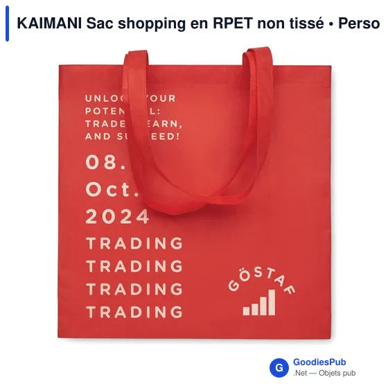 KAIMANI Sac shopping en RPET non tissé - Image 9