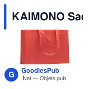 KAIMONO Sac shopping en RPET non tissé - Miniature 1