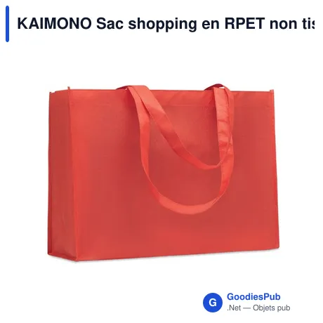 KAIMONO Sac shopping en RPET non tissé