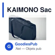 KAIMONO Sac shopping en RPET non tissé - Miniature 12