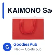 KAIMONO Sac shopping en RPET non tissé - Miniature 3