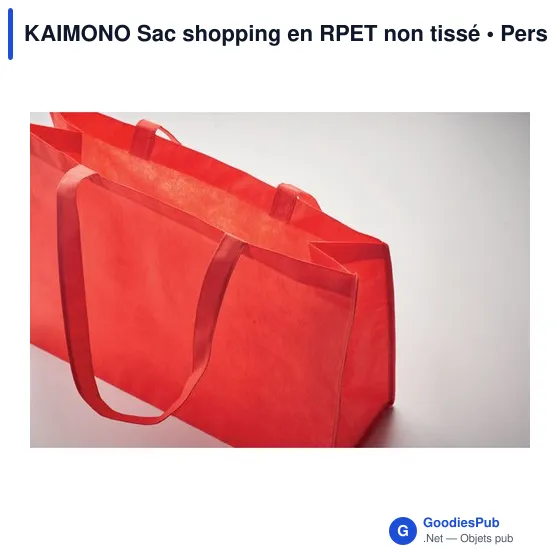 KAIMONO Sac shopping en RPET non tissé - Image 4
