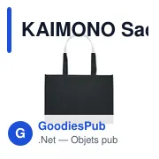 KAIMONO Sac shopping en RPET non tissé - Miniature 6