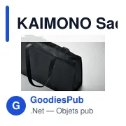 KAIMONO Sac shopping en RPET non tissé - Miniature 8