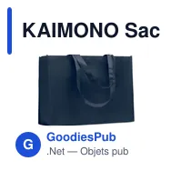 KAIMONO Sac shopping en RPET non tissé - Miniature 9