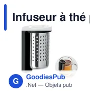 Infuseur à thé personnalisable KALMAR avec logo - Miniature 1