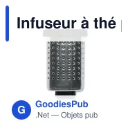 Infuseur à thé personnalisable KALMAR avec logo - Miniature 2