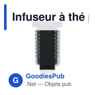 Infuseur à thé personnalisable KALMAR avec logo - Miniature 6