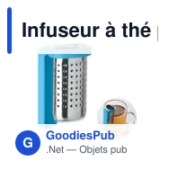 Infuseur à thé personnalisable KALMAR avec logo - Miniature 8