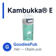 Bouteille d'eau personnalisable Kambukka® Elton 500 ml avec logo - Miniature 2