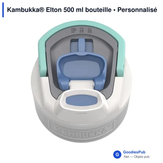 Bouteille d'eau personnalisable Kambukka® Elton 500 ml avec logo - Image 4