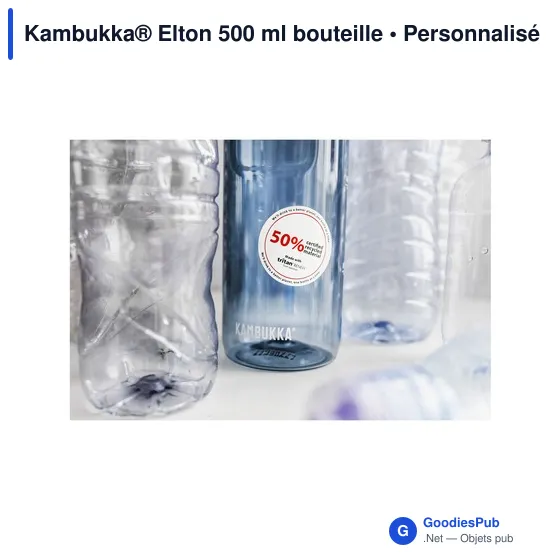 Bouteille d'eau personnalisable Kambukka® Elton 500 ml avec logo - Image 8