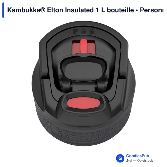 Bouteille d'eau personnalisable Kambukka® Elton 1 L avec logo - Image 4