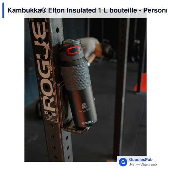 Bouteille d'eau personnalisable Kambukka® Elton 1 L avec logo - Image 8